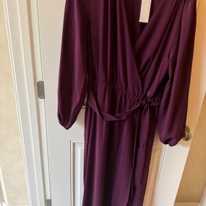 Burgundy size 12 dress
